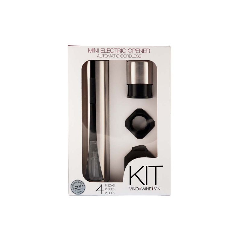 Set Accessori vino - Kit Electric Deluxe - packaging