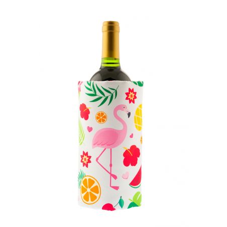 Fascia refrigerante vino - Full print - Flamingo