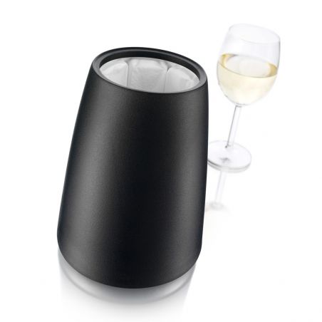 Active Cooler Wine Elegant | Rapid Ice Cooler Vacu Vin - Refrigeratore Vino Vacu Vin - Nero - Dettaglio