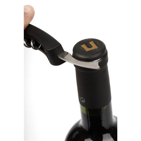 Single Pull Corkscrew Cavatappi Professionale di Design Vacu Vin - tagliacapsule