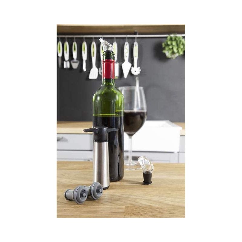 Wine Saver Stainless Steel Vacu Vin - Pompetta salva vino - Lifestyle