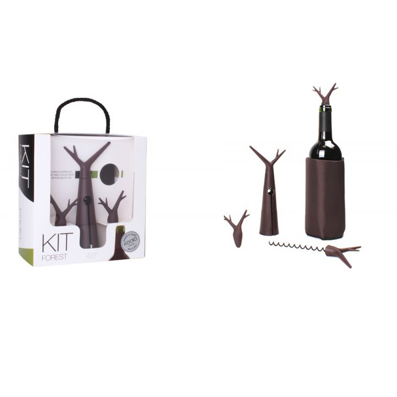 Set accessori vino - Kit forest chocolate