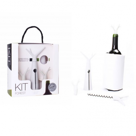 Set accessori vino - Kit forest stone
