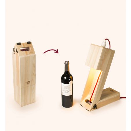 Wine Light - Cassetta Vino Design